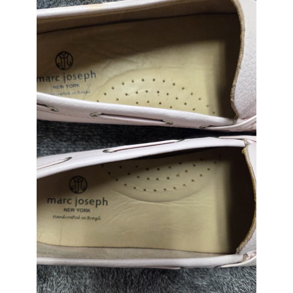 Marc Joseph New York Blush Pink Flats Size 11 With Bow Detail - Picture 3 of 8